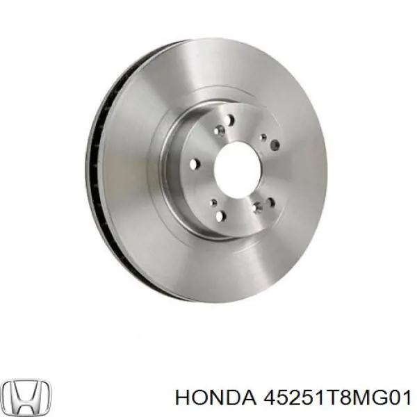 Передние тормозные диски 45251T8MG01 Honda