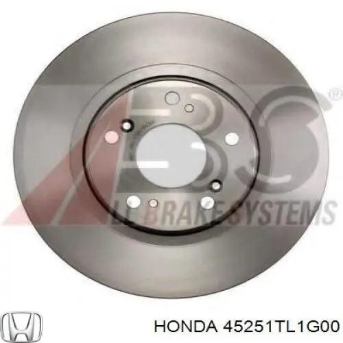 45251TL1G00 Honda диск тормозной передний