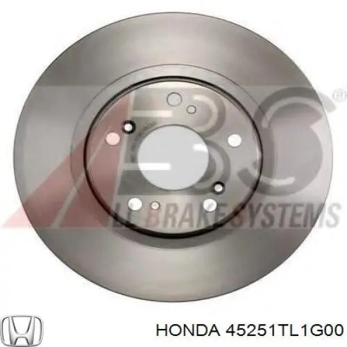 45251TL1G00 Honda Диск тормозной передний