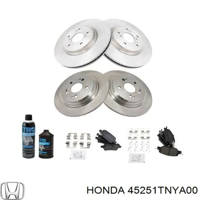 45251TNYA00 Honda диск тормозной передний