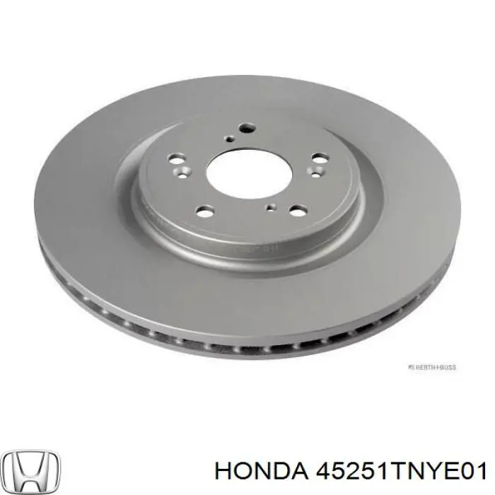 45251TNYE01 Honda Диск тормозной передний