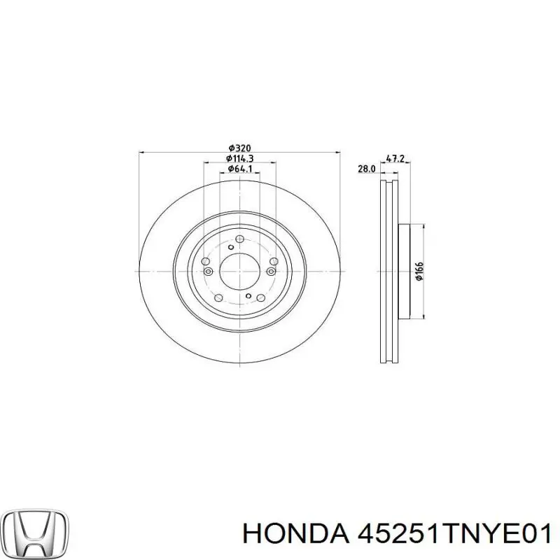 Тормоз дисковый передний Blue Print ADBP430130 цена, от 72.67 USD