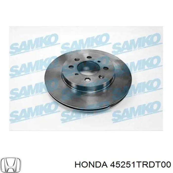 Тормоз дисковый передний Honda 45251TRDT00 цена, от 31.51 USD