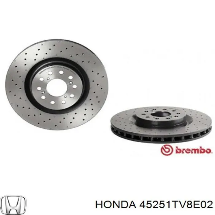 45251TV8E02 Honda тормозные диски