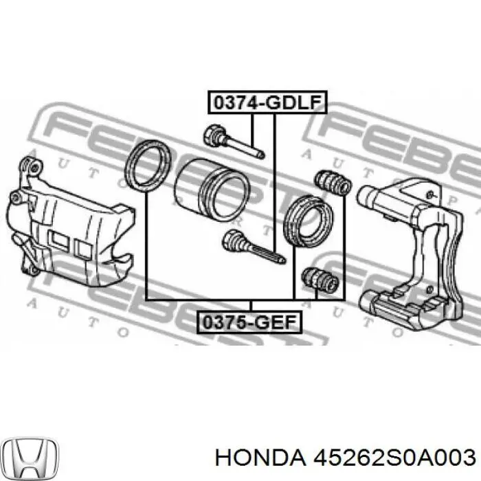  45262S0A003 Honda