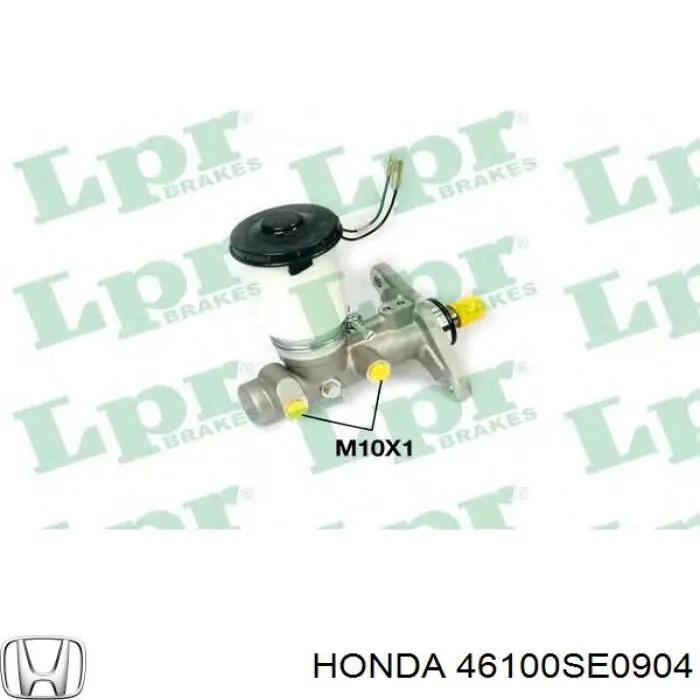 46100SE0904 Honda Цилиндр тормозной, главный