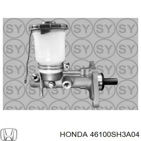 Цилиндр главный тормоза (гидротормозов) Honda 46100SH3A04 цена, от 60.36 USD