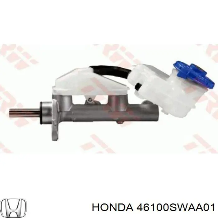 Цилиндр главный тормоза (гидротормозов) Honda 46100SWAA01 цена, от 25.31 USD