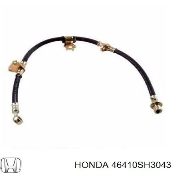 Шланг тормозной передний правый 46410SH3043 Honda