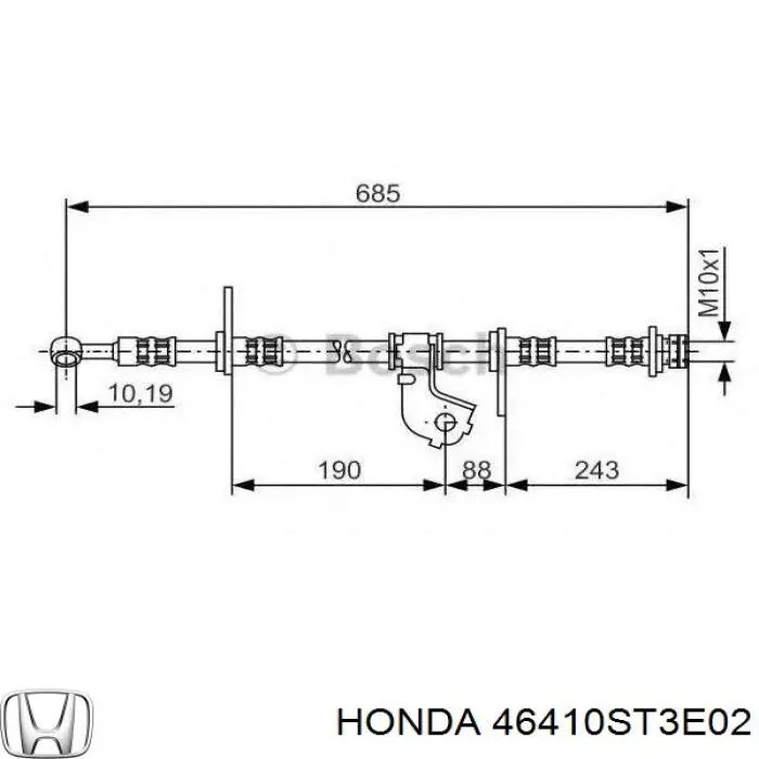Тормозной шланг ABS SL7003 цена, от 23.83 USD