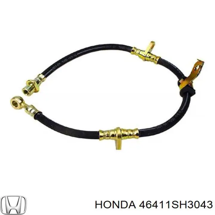 46411SH3043 Honda Шланг тормозной левый передний