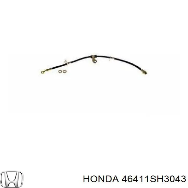 Купить 46411SH3043 Honda Шланг тормозной передний левый