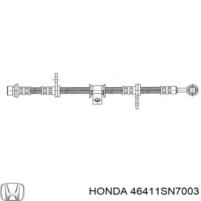 Купить 46411SN7003 Honda Шланг тормозной передний левый
