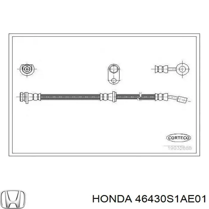 Шланг тормозной задний, правый K&K FT5197 цена, от 12.39 USD