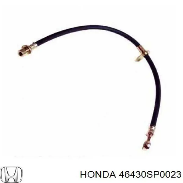Шланг тормозной задний правый на Honda Legend II 