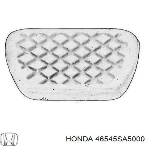 Накладка педалі гальма 46545SA5000 Honda