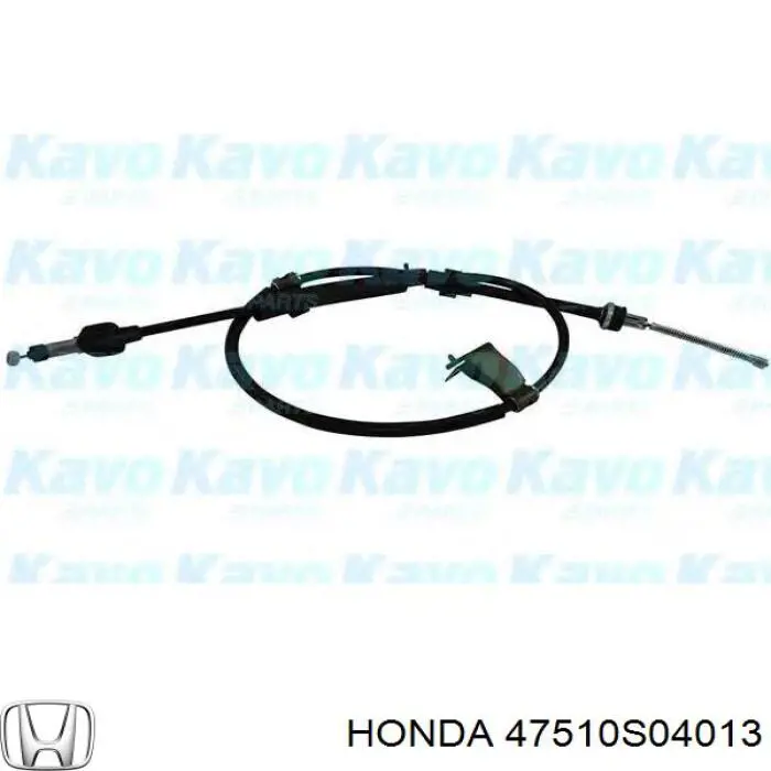 Трос ручного тормоза задний правый на Honda Civic VI 