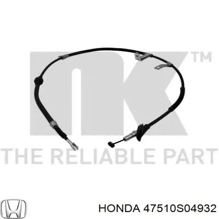 47510S04932 Honda трос ручного тормоза задний правый