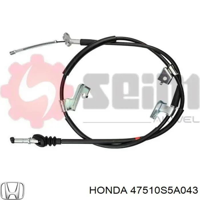 Купить 47510S5DA05 Honda Задний правый трос ручника
