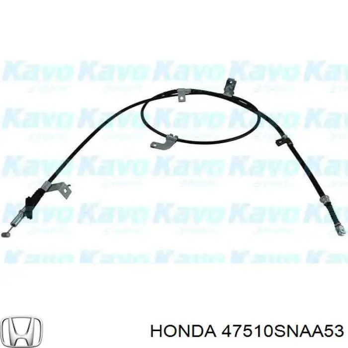 Трос стояночного тормоза задний правый Honda 47510SNAA53 цена, от 21.17 USD