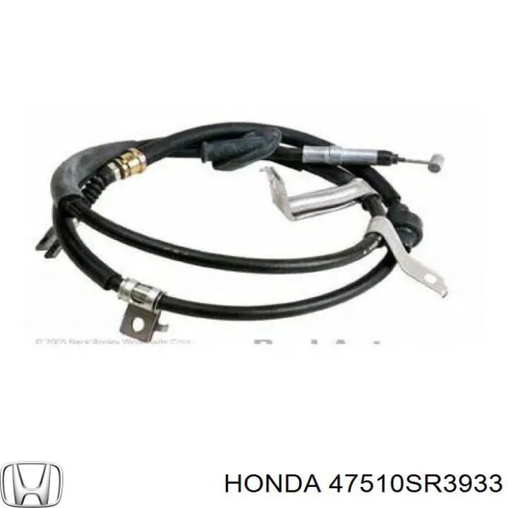 Задний правый трос ручника 47510SR3933 Honda