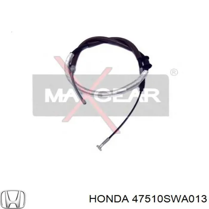 Задний правый трос ручника 47510SWA013 Honda