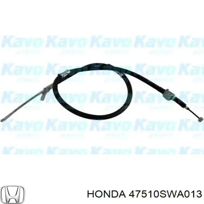 47510SWA013 Honda Трос ручного тормоза задний, правый