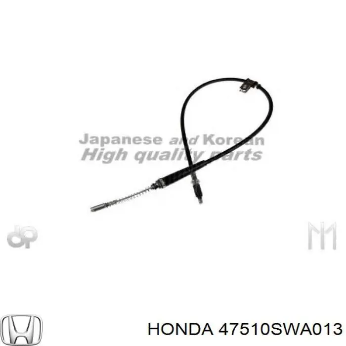 Трос стояночного тормоза задний правый Honda 47510SWA013 цена, от 21.53 USD