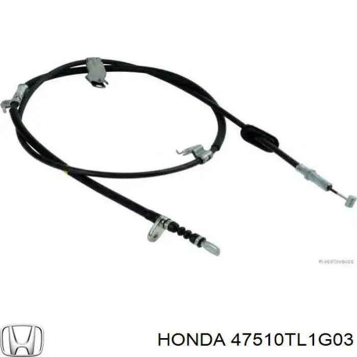 Трос ручного тормоза задний правый Honda 47510TL1G03