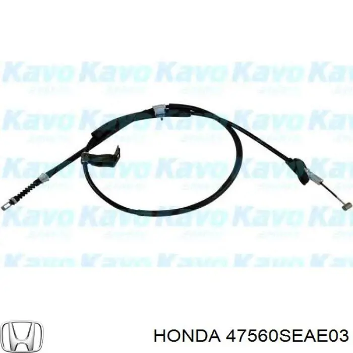 Купить 47560SEAE03 Honda Трос стояночного тормоза задний левый