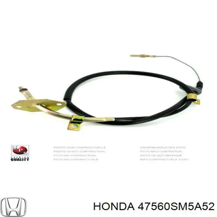 47560SM5A52 Honda трос ручного тормоза задний левый
