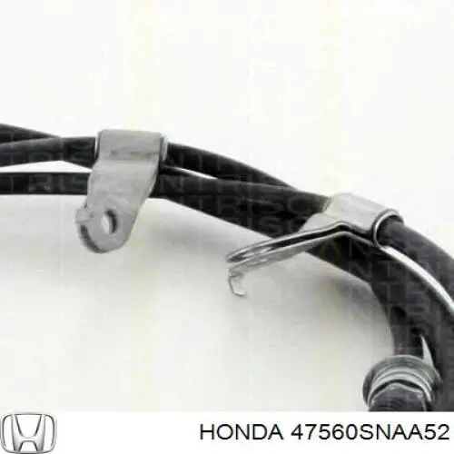 Купить 47560SNAA52 Honda Трос стояночного тормоза задний левый
