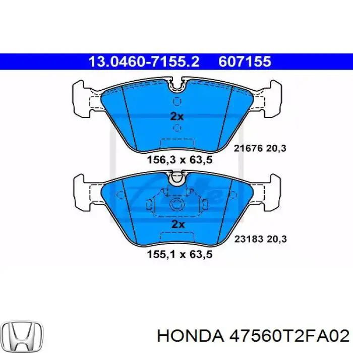 47560T2FA02 Honda 
