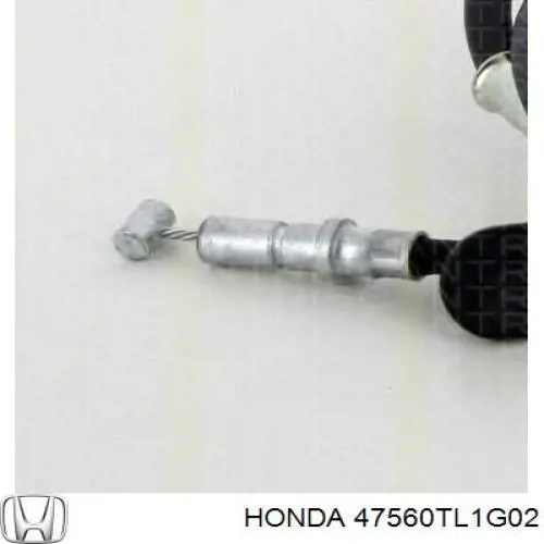 47560TL1G02 Honda трос ручного тормоза задний левый