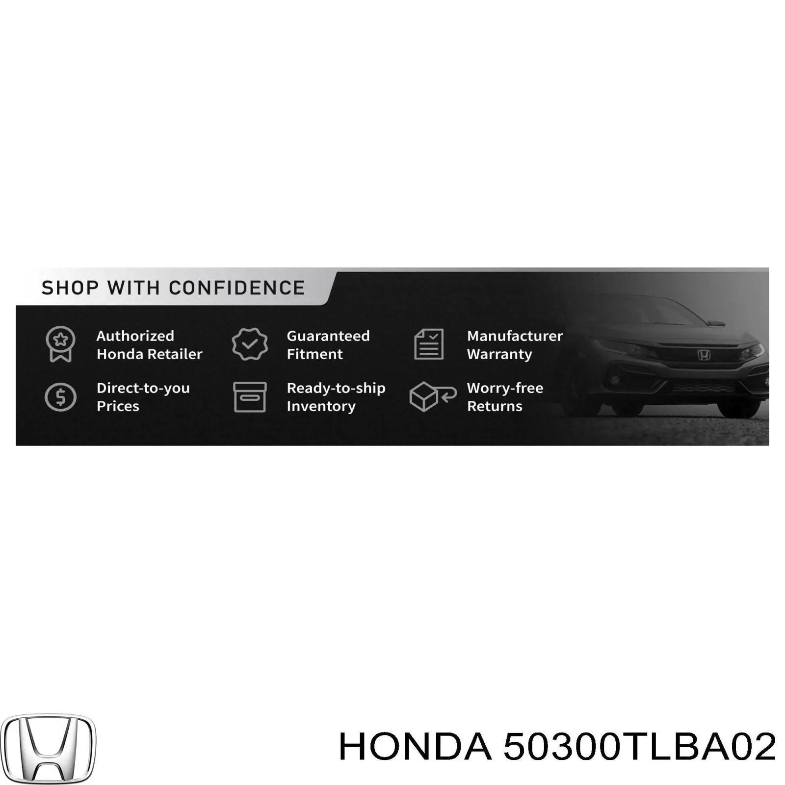 50300TLBA02 Honda 