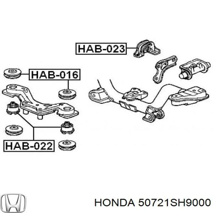  50721SH9000 Honda