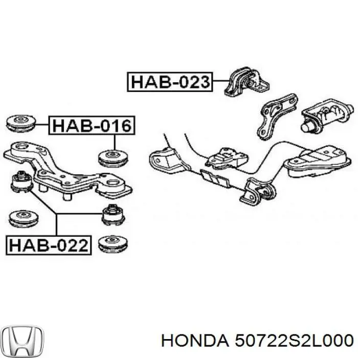  50722S2L000 Honda