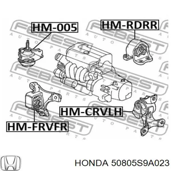Купить 50805S9A023 Honda Левая подушка двигателя