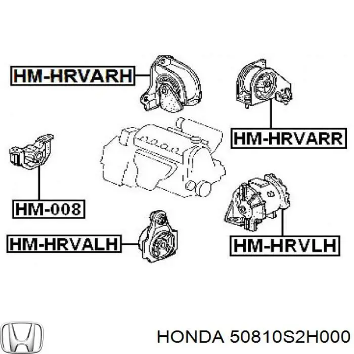  Honda 50810S2H000 цена, от 139.73 USD
