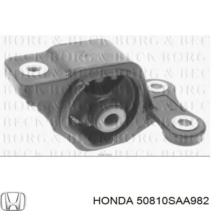 Подушка (опора) двигателя задняя Honda 50810SAA982
