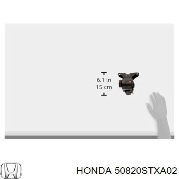 Подушка (опора) двигуна, права 50820STXA02 Honda/Acura