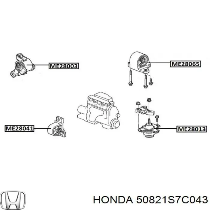 50821S7C043 Honda