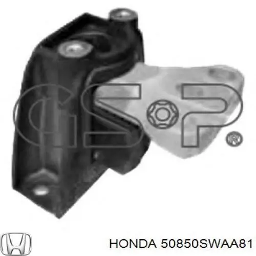 Купить 50850SWAA81 Honda Левая подушка двигателя