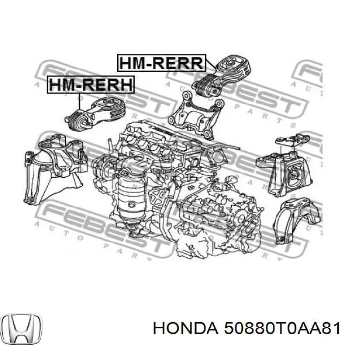 Задняя опора двигателя SAT ST50880T0AA81 цена, от 35.17 USD