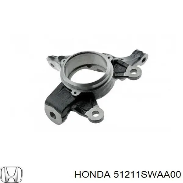 Цапфа (поворотный кулак) передний правый Honda 51211SWAA00 цена, от 42.18 USD