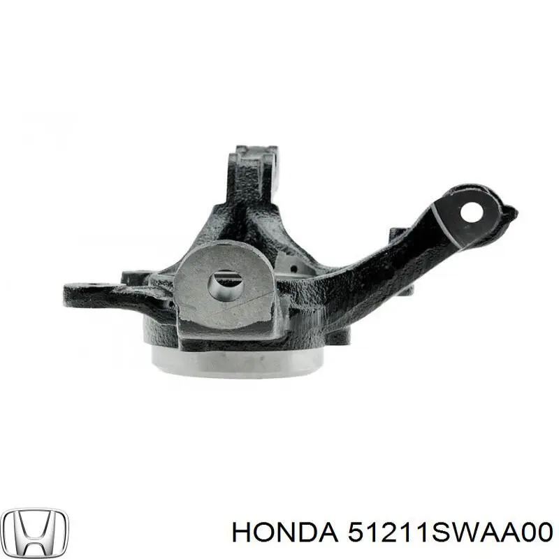 51211SWAA00 Honda Цапфа - поворотный кулак передний, правый