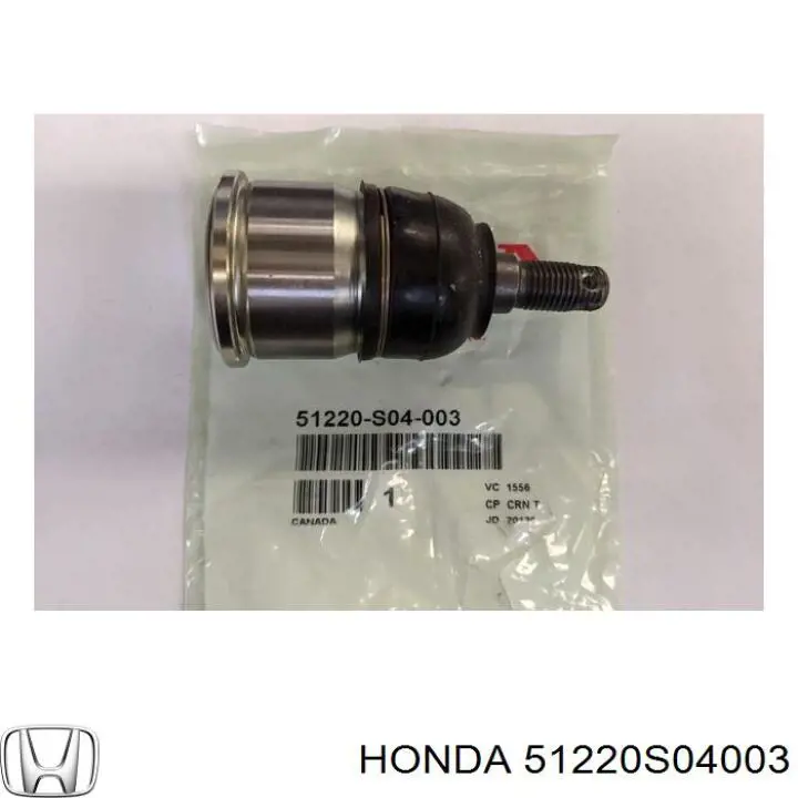 Rótula de suspensión inferior 51220S04003 Honda