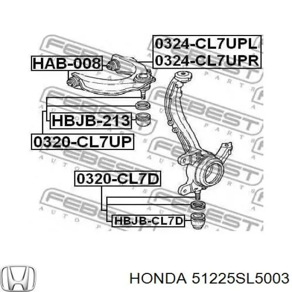 Rotula De Suspension 51225SL5003 Honda/Acura