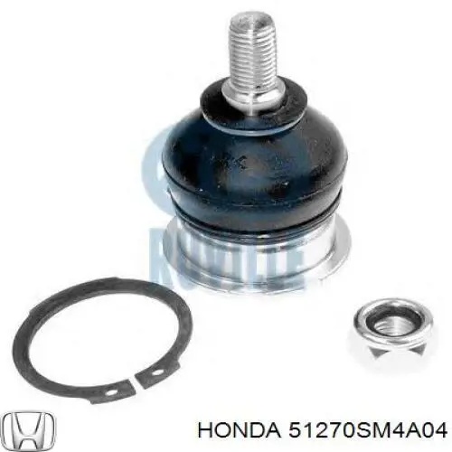 Верхняя шаровая опора задней подвески 51270SM4A04 Honda