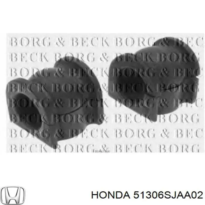 Купить 51306SJAA02 Honda Втулки переднего стабилизатора